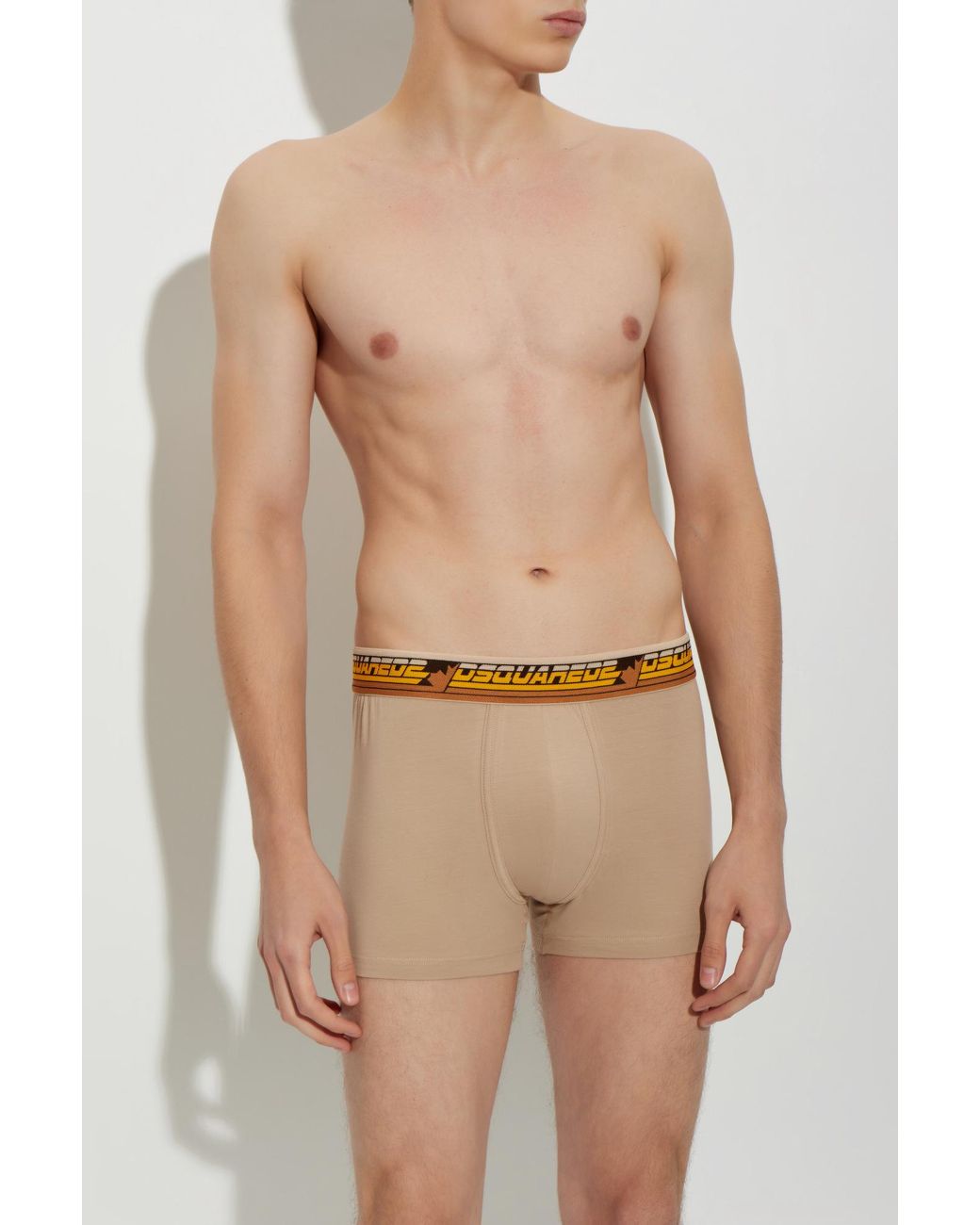 DSquared² Natural Logo Boxer Briefs for men