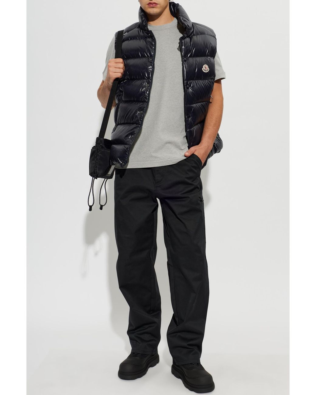 Moncler Black 'Tibb' Puffer Vest for men