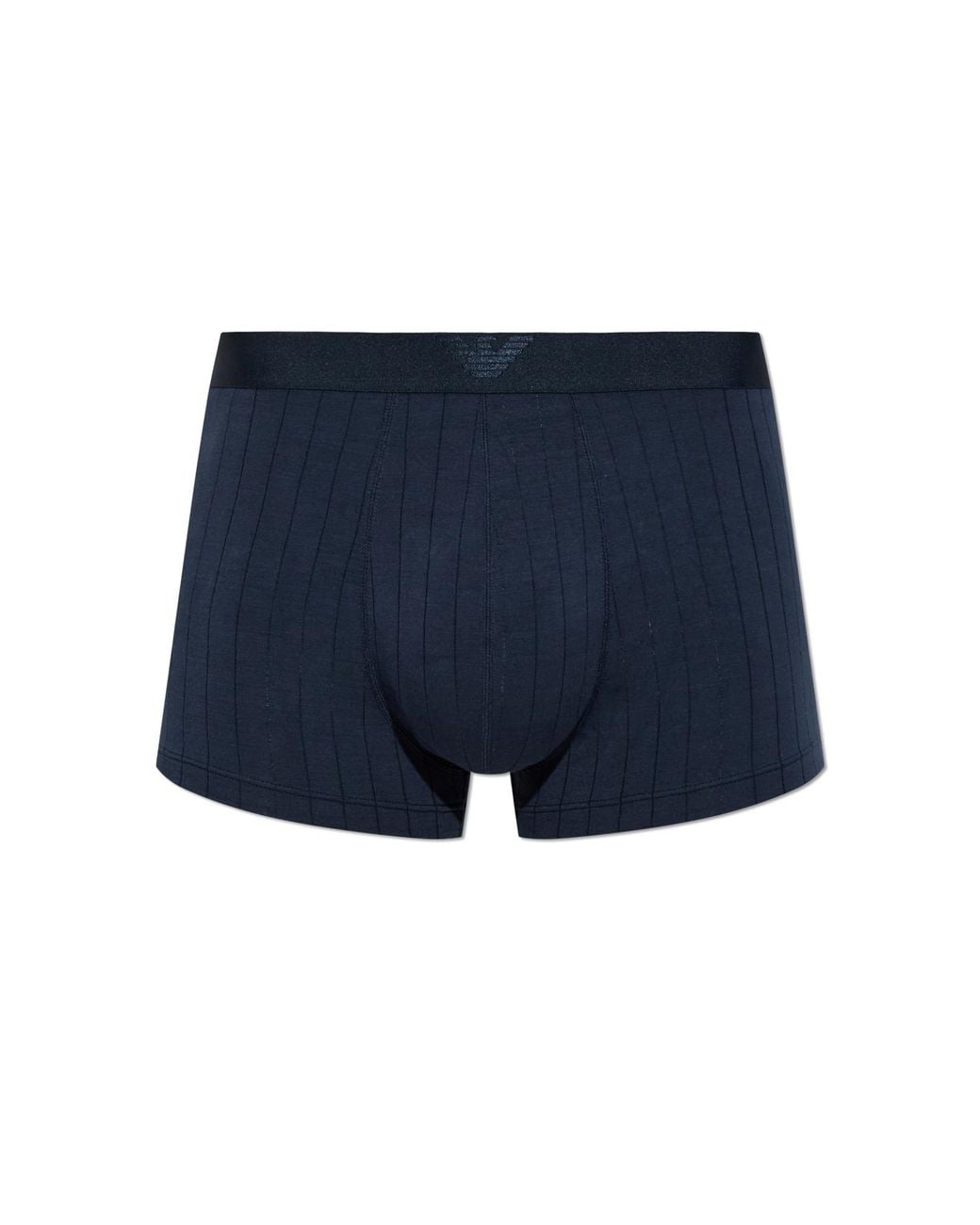 Emporio Armani Blue Boxer Briefs With Logo for men