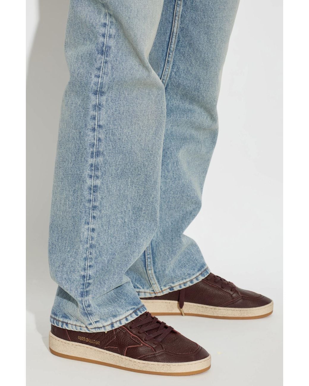 Golden Goose Deluxe Brand Brown 'Ball Star' Sports Shoes
