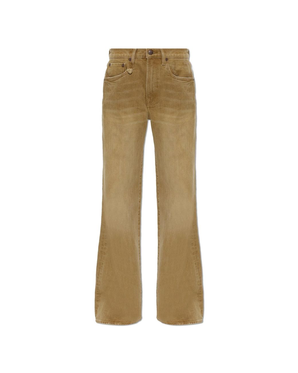 R13 Natural Flared Leg Jeans