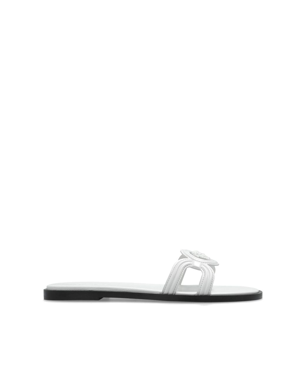 Versace Gray Slides Medusa 95