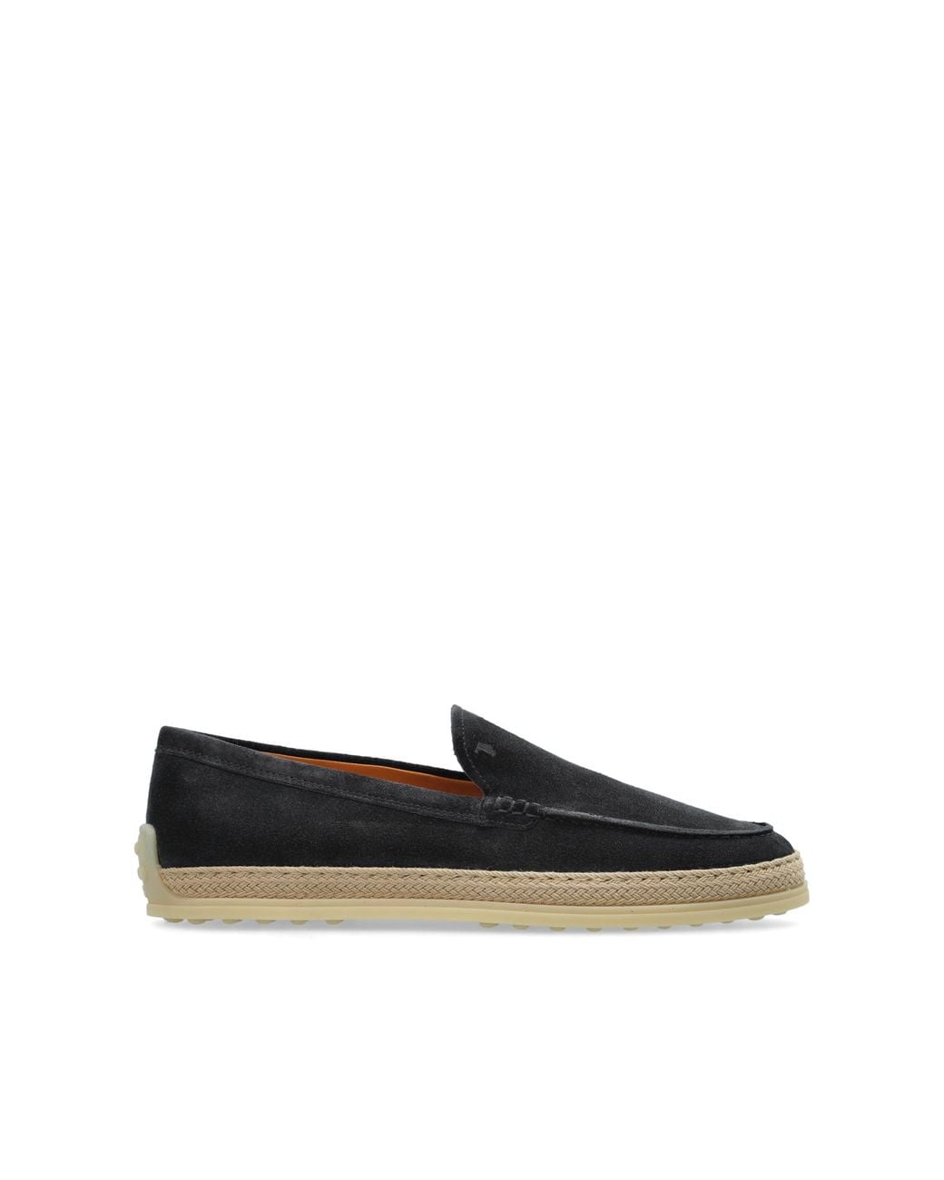 Tod's Black Suede Shoes Type Loafers