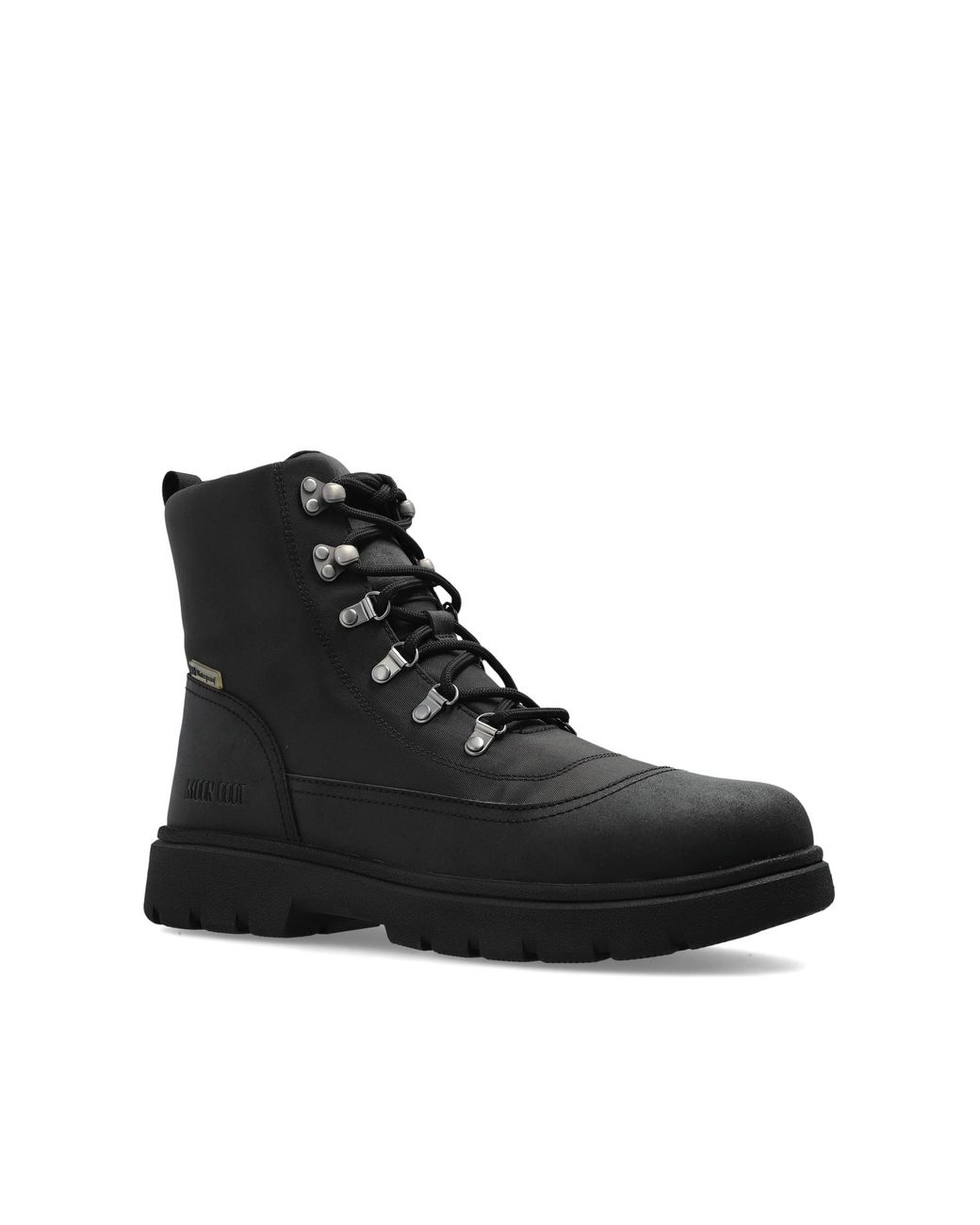 Moon Boot Black 'Combat Boot Nylon' Boots for men