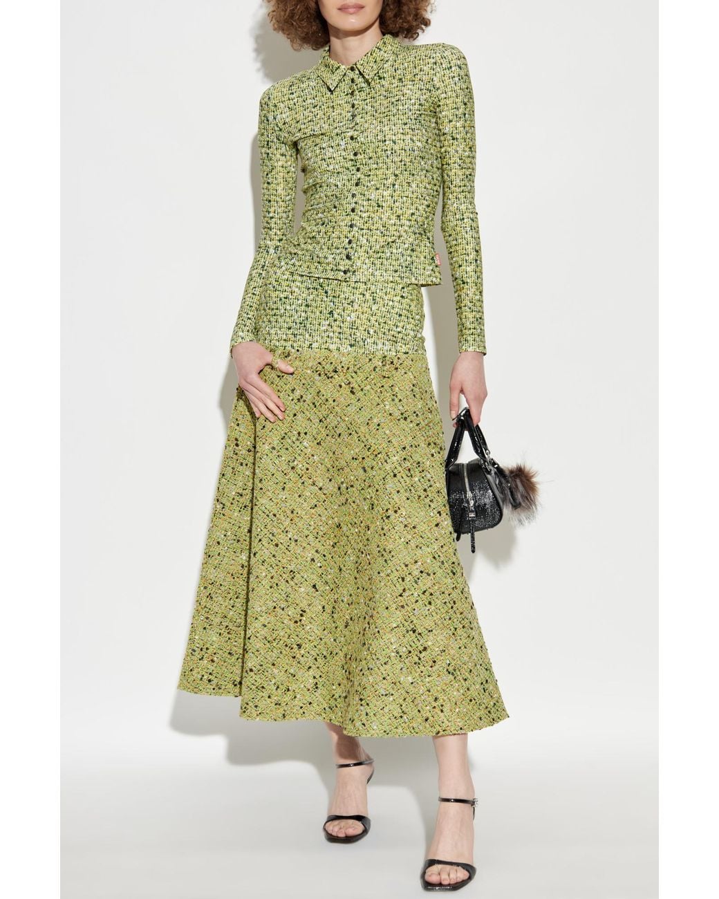 DIESEL Green Skirt "O-Grace-Mix"