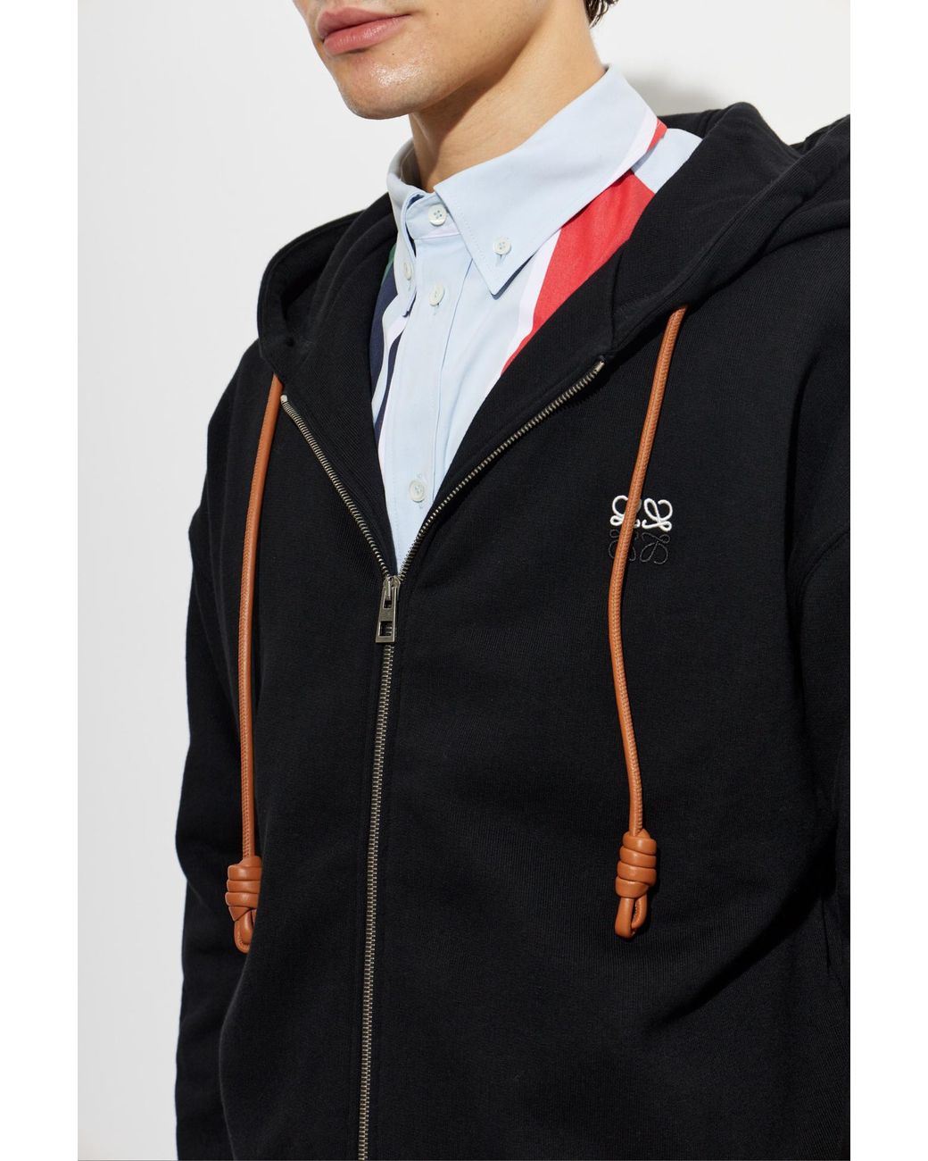 Loewe Blue Hoodie for men
