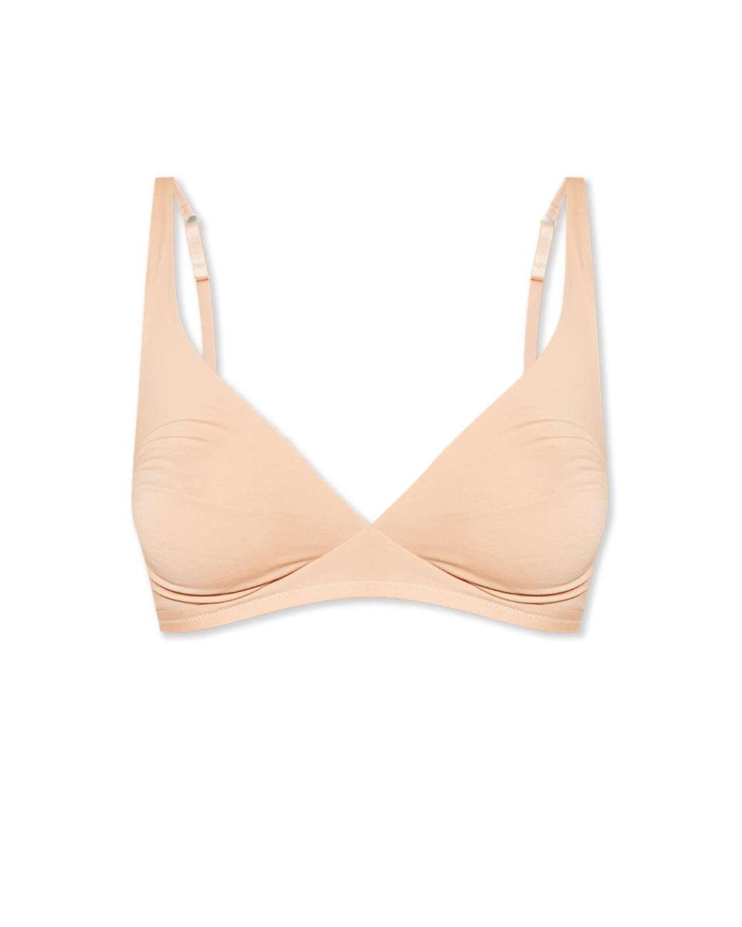 Hanro White Cotton Bra