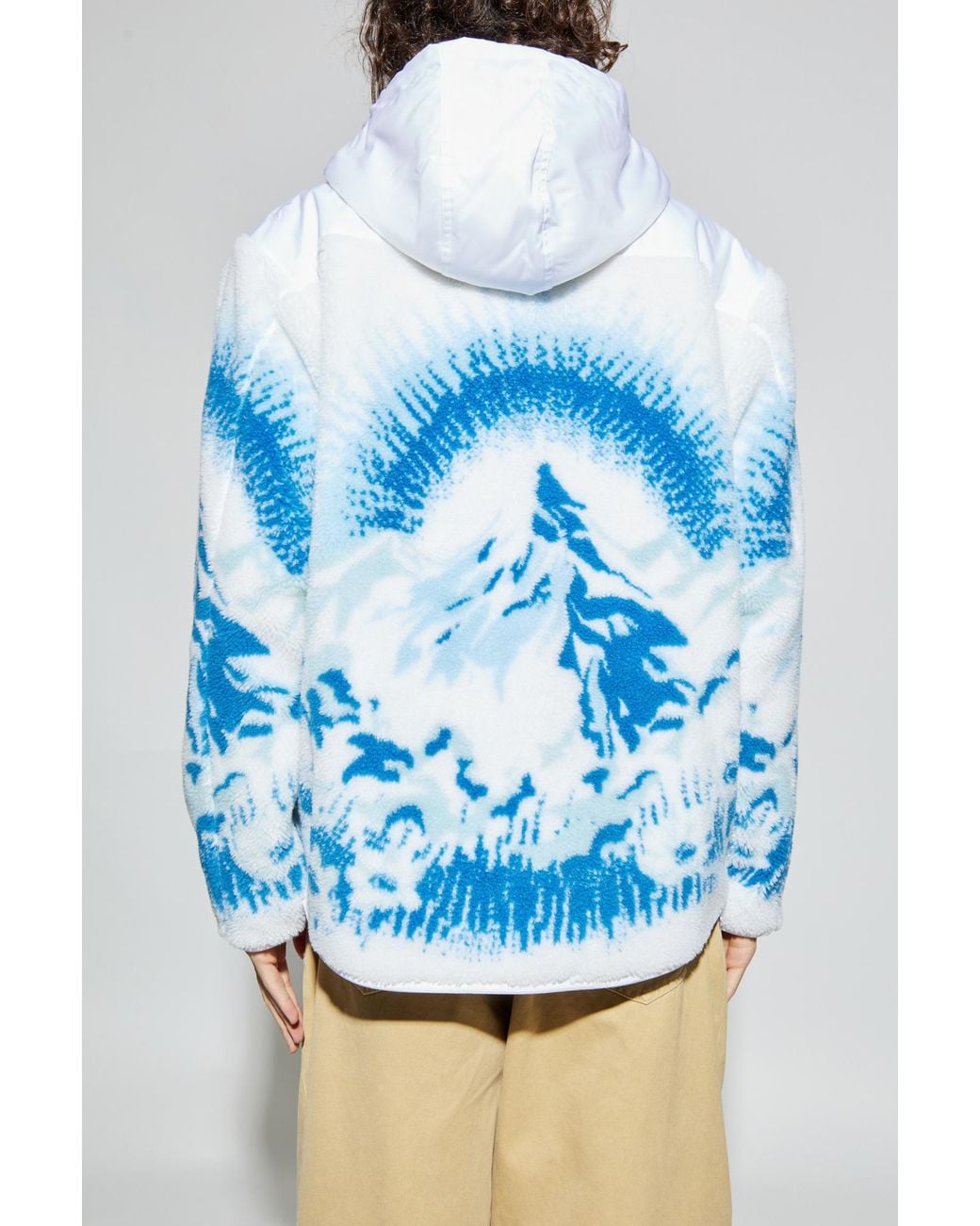Casablanca Blue Hooded Jacket for men