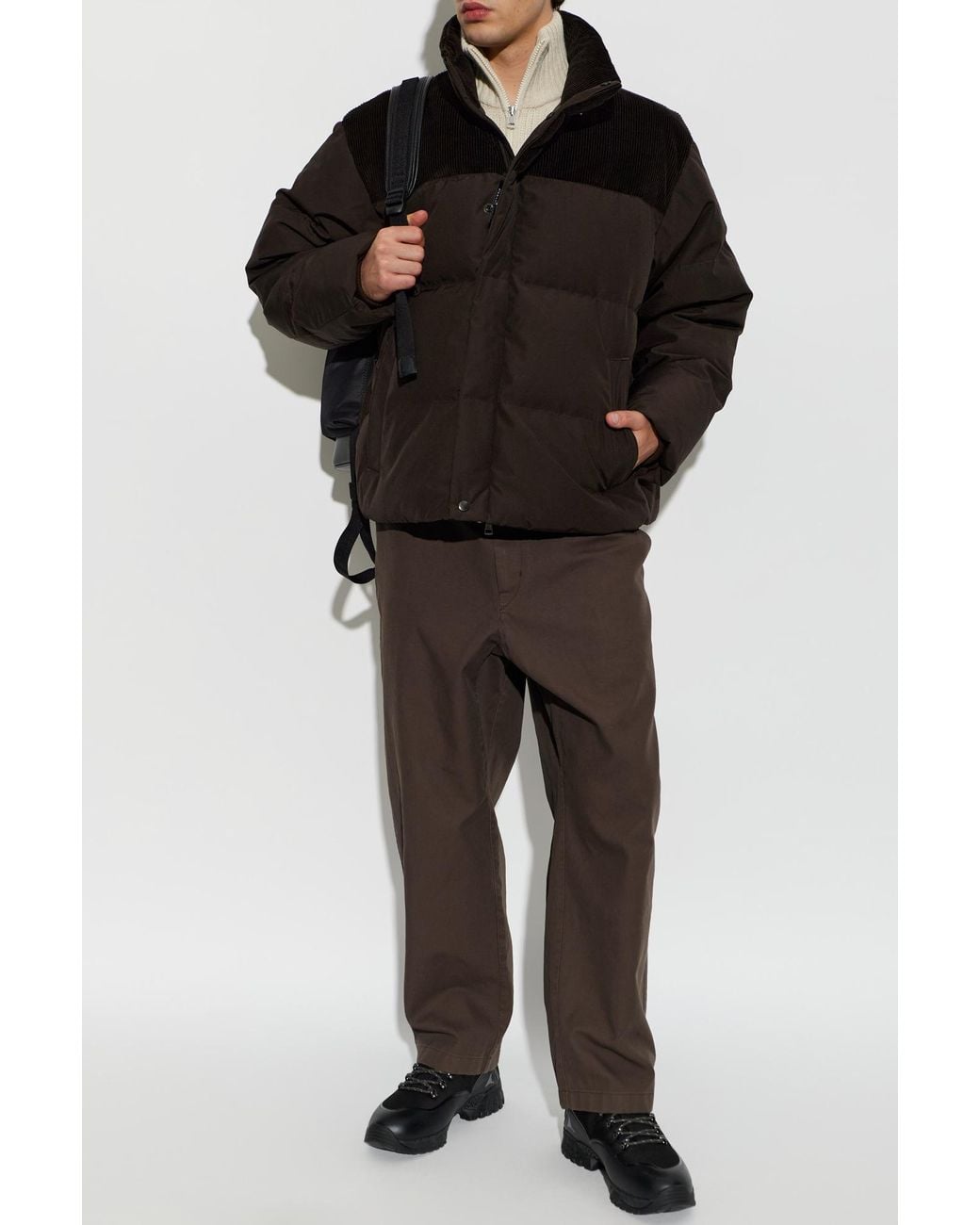 Canada Goose Black 'Sterling' Down Jacket for men