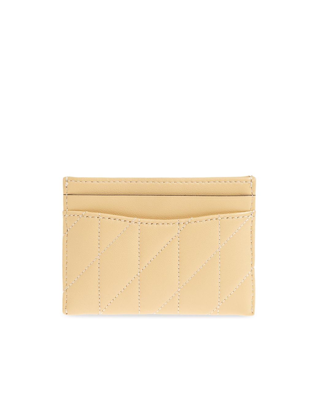 COACH Natural Leather Card Holder