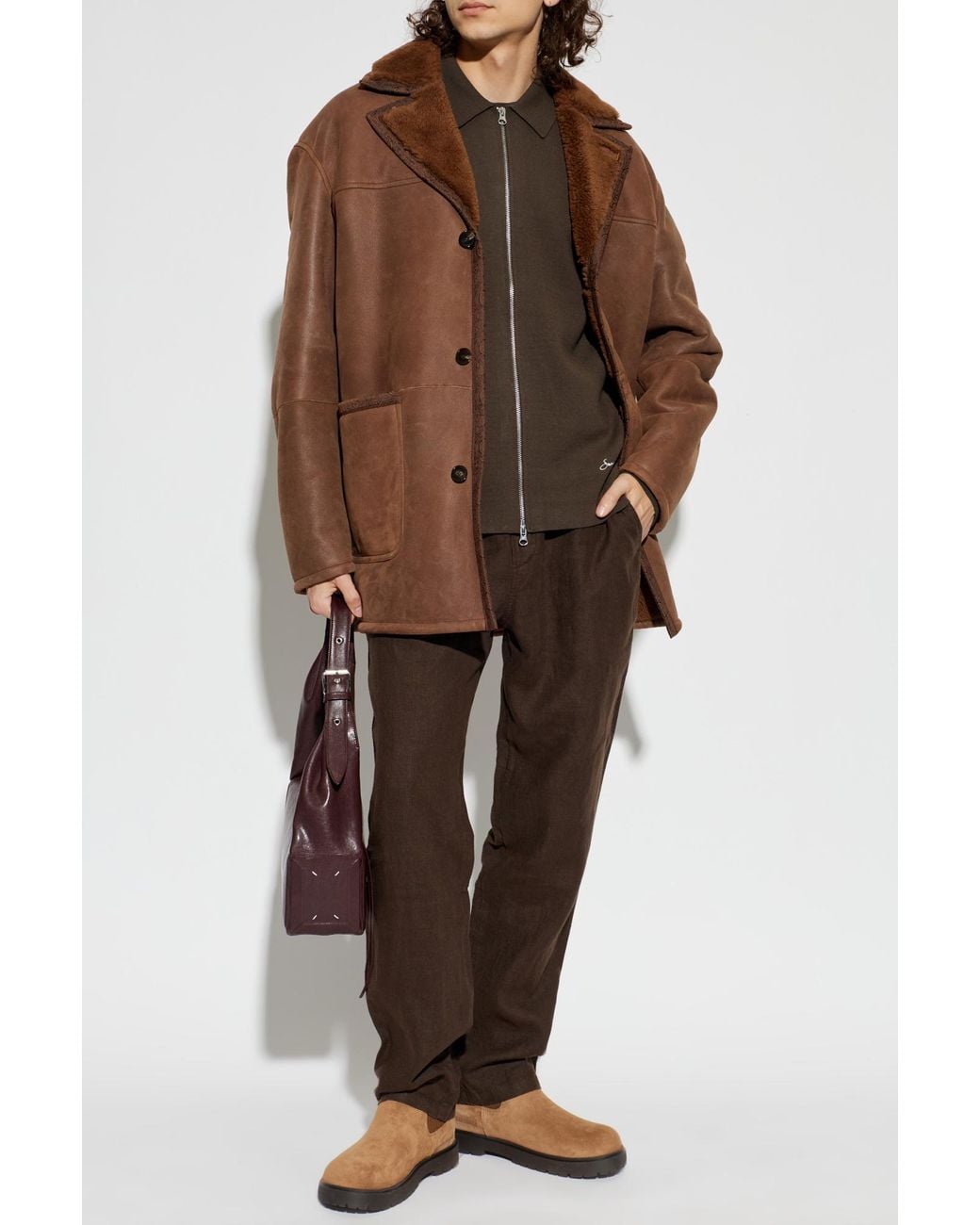 Samsøe & Samsøe Brown Cardigan 'Samatt' for men