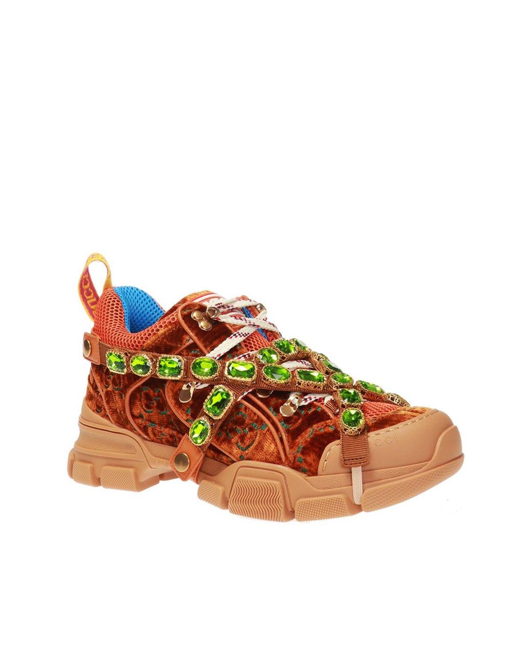 Gucci 'flashtrek' Sneakers in Brown | Lyst
