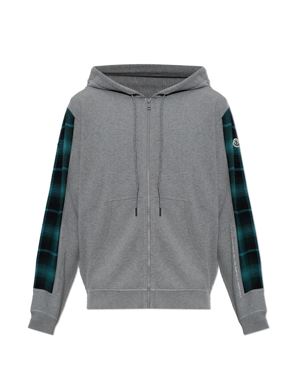 Moncler Genius Gray 7 Moncler X Fragment Hiroshi Fujiwara Hooded Zip-Up Sweatshirt for men