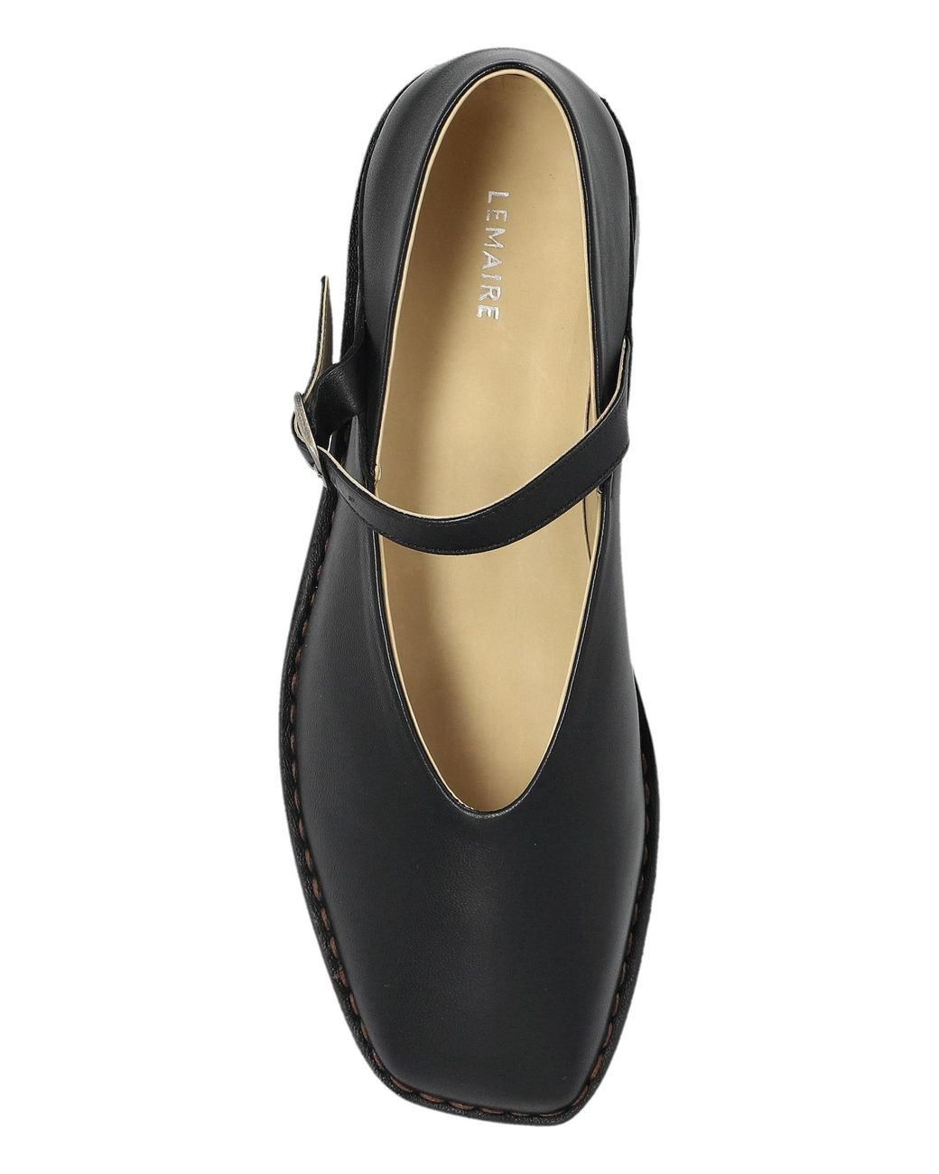 Lemaire Black Leather Shoes