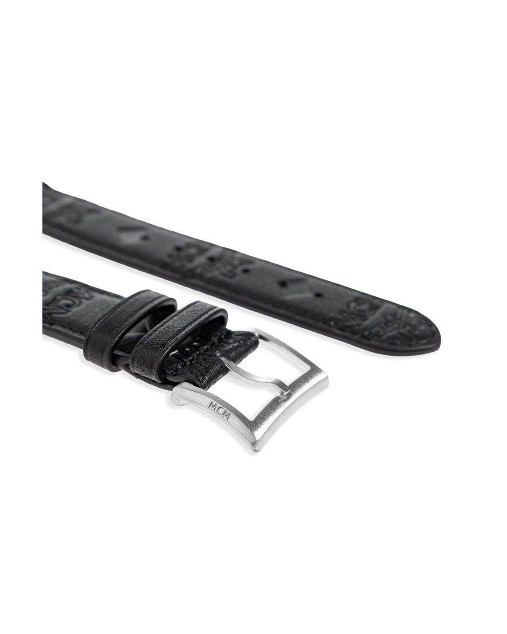 MCM Black Apple Watch Band for men