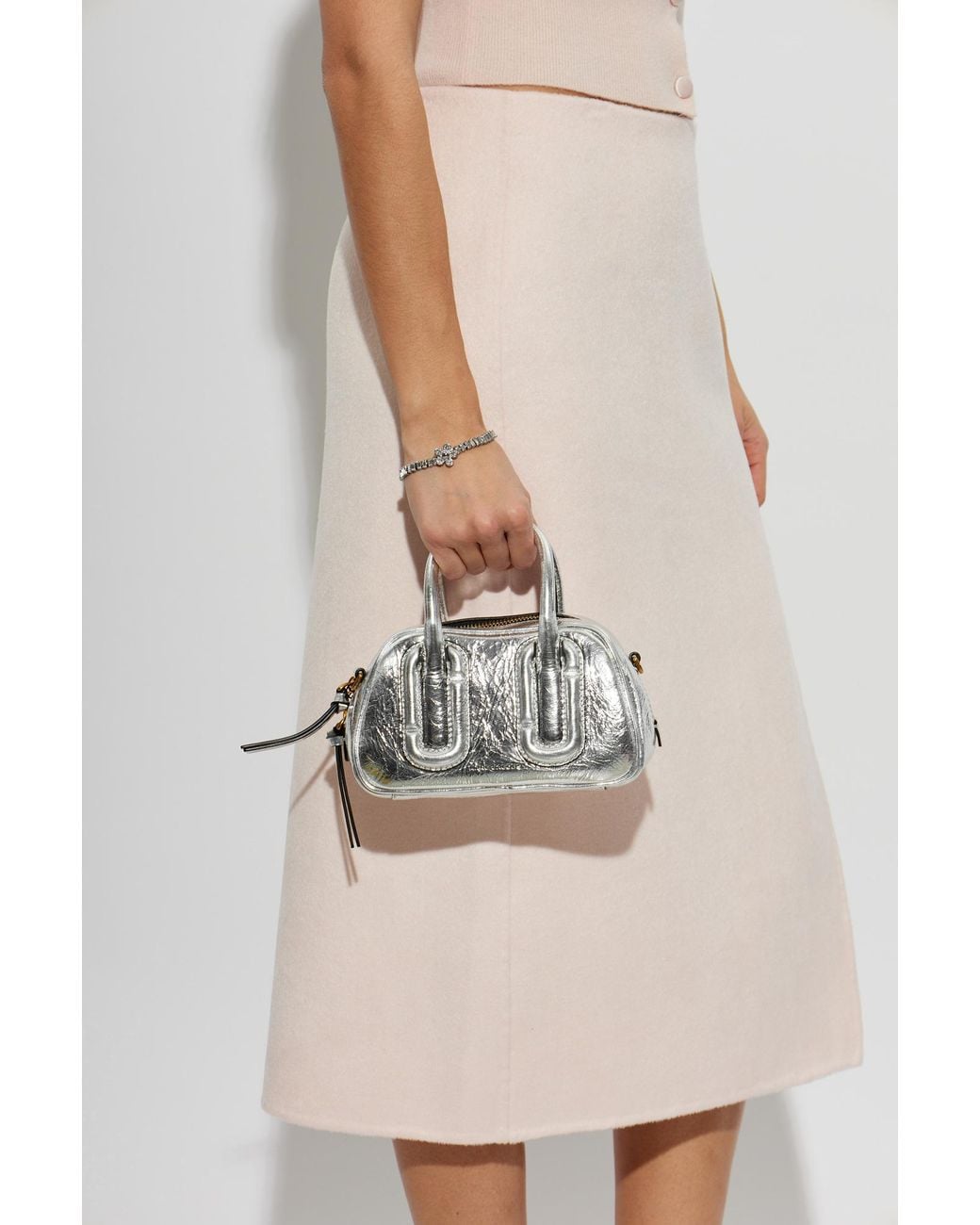 Marc Jacobs Natural Leather Mini Bag 'Babe Mini'