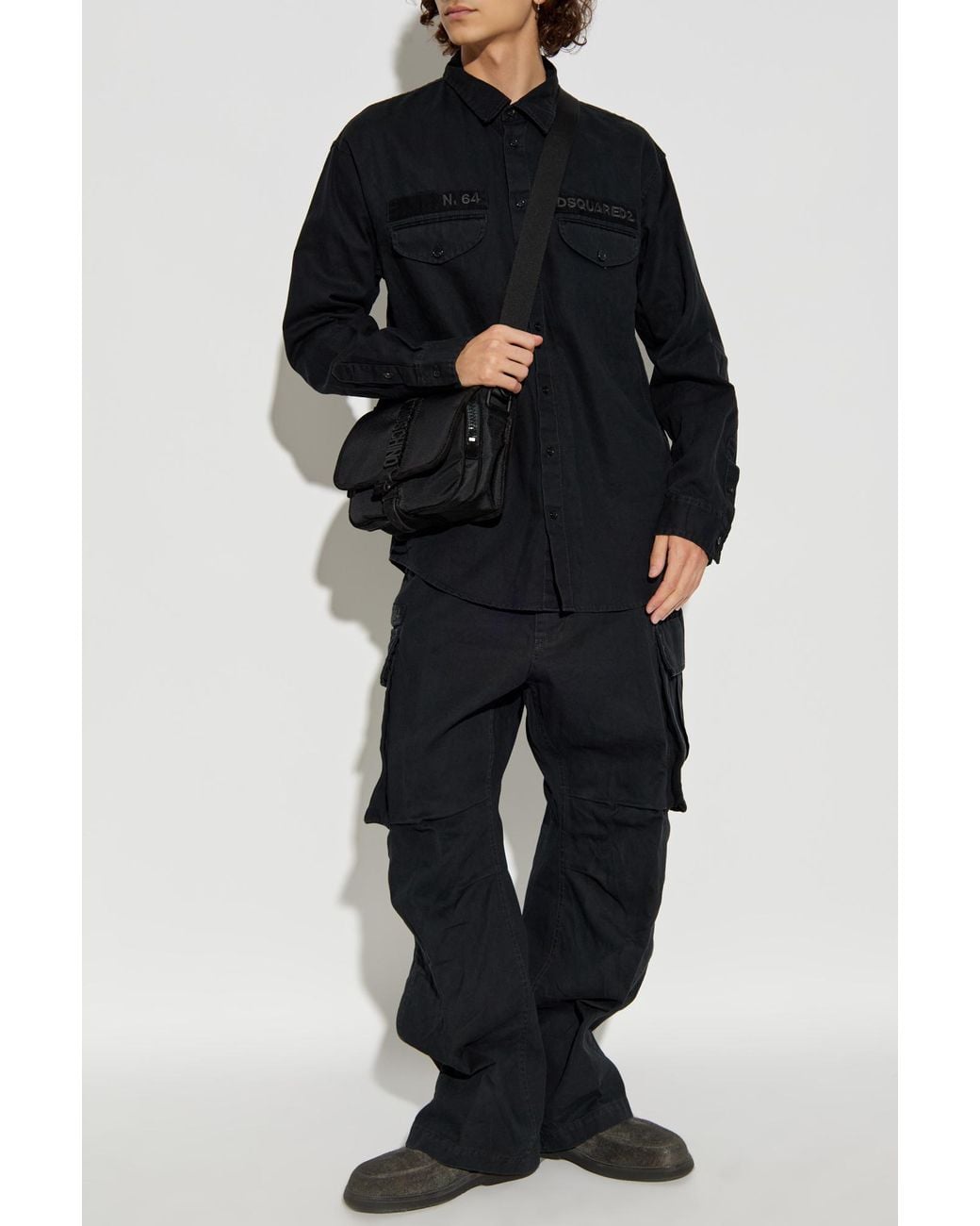 DSquared² Black Trousers With Pockets for men