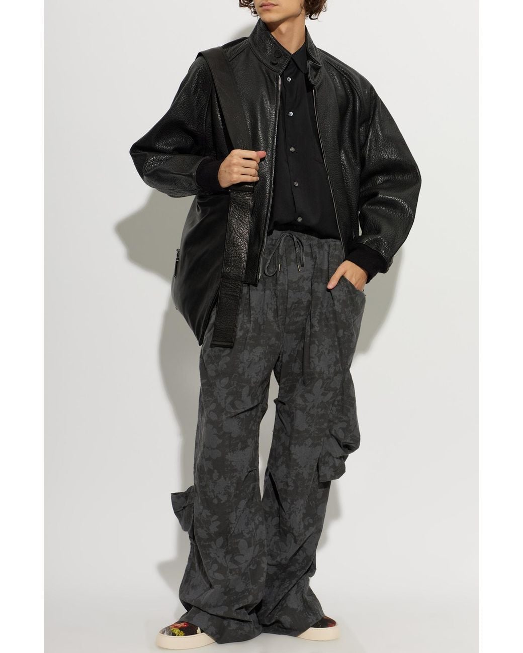Vivienne Westwood Black 'Builder' Straight-Leg Trousers for men