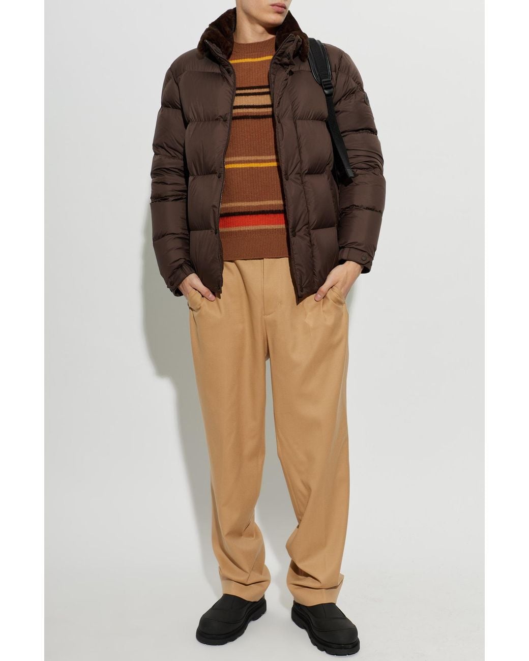 Moncler Brown 'Drisfall' Down Jacket for men