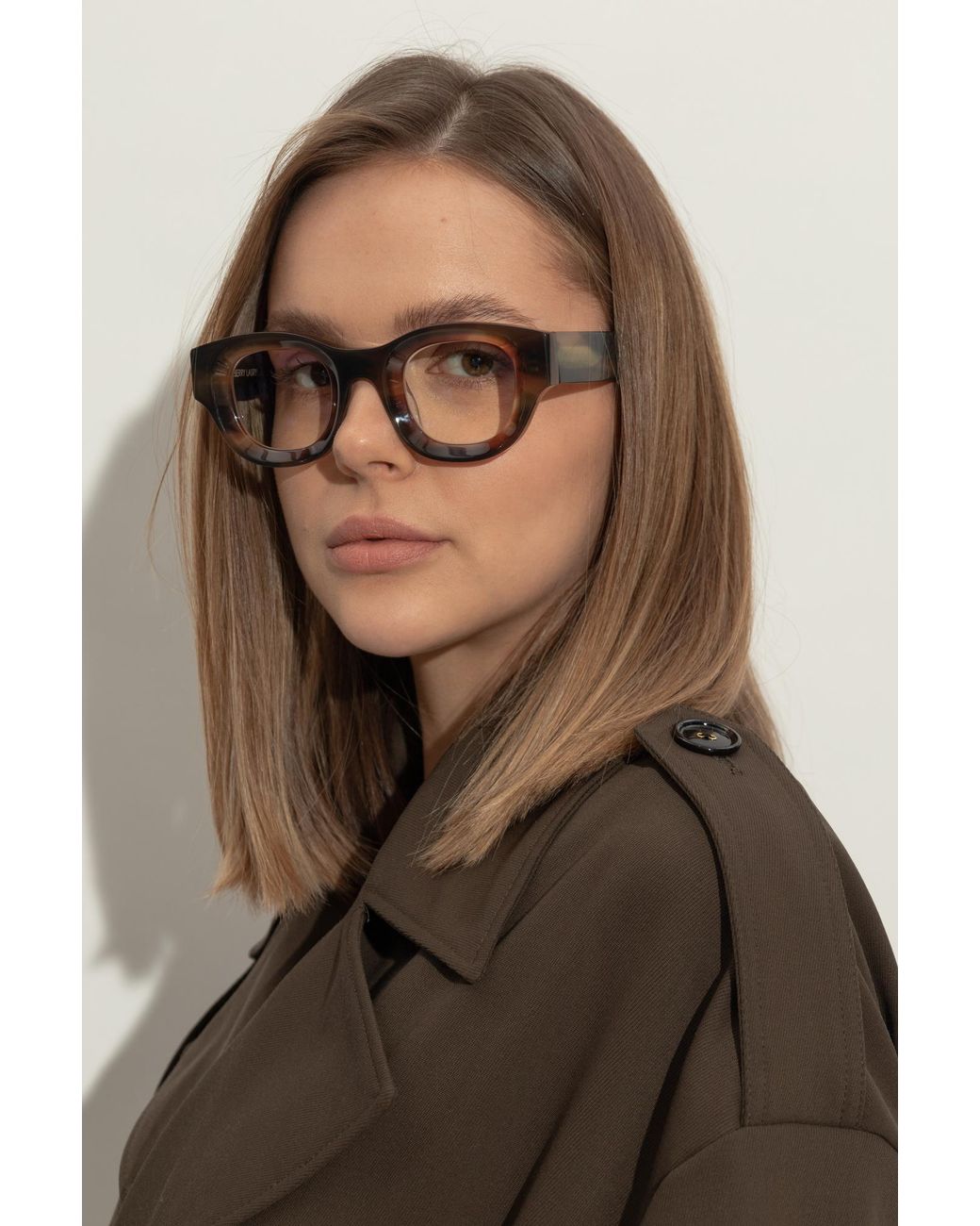 Thierry Lasry Brown Prescription Glasses Glossy