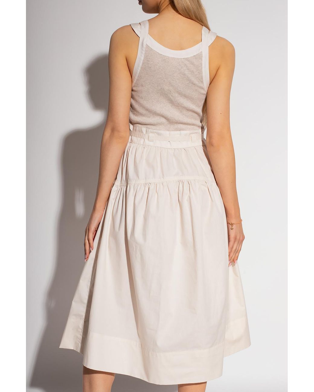 Ulla Johnson Cotton 'lilith' Dress in Cream (Natural) | Lyst