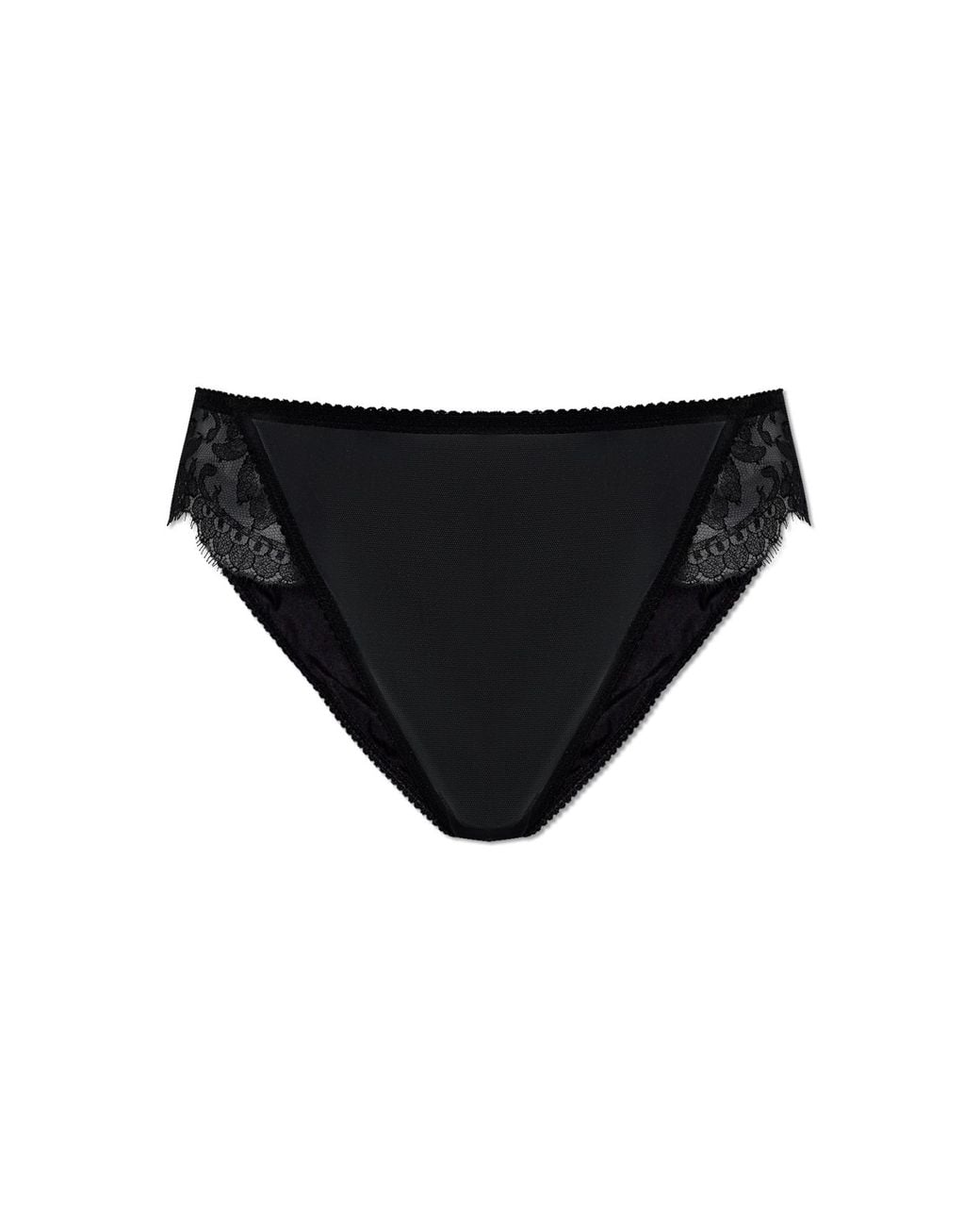 Dolce & Gabbana Black Dolce & Gabbana Silk Briefs
