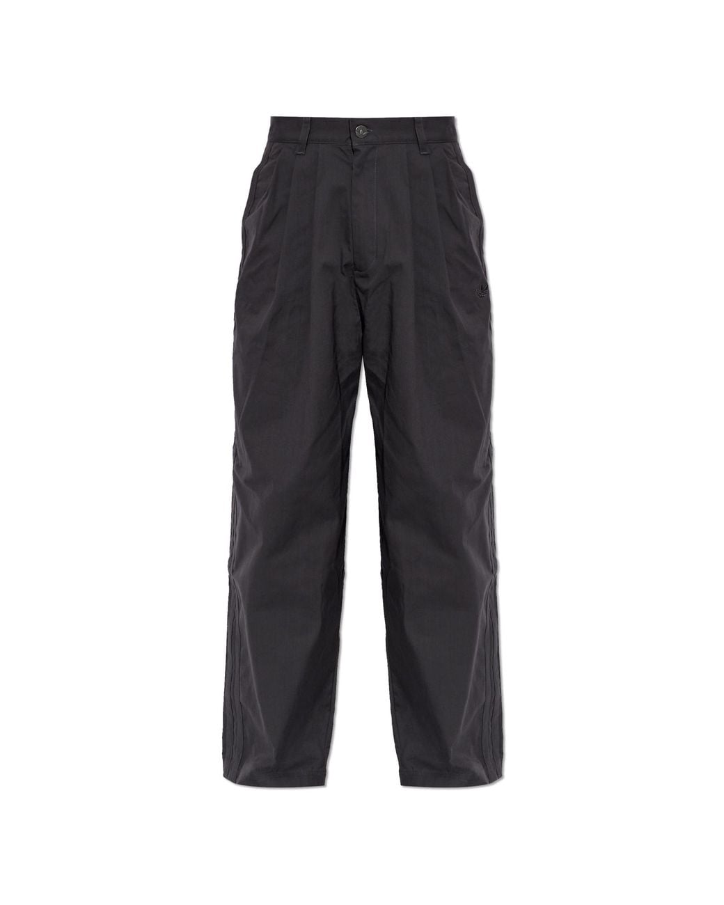 Adidas Originals Black Pleated Trousers for men