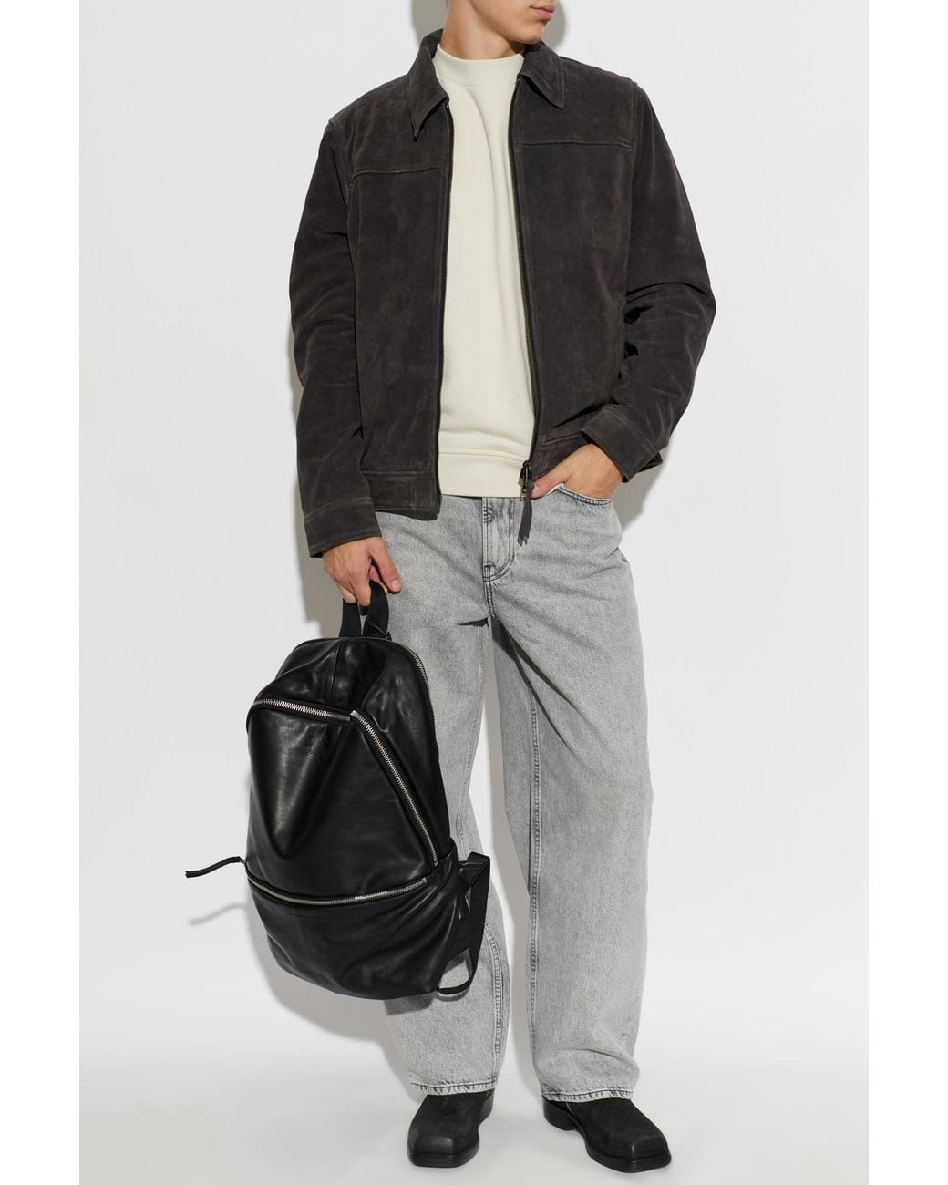 AllSaints White "Asher" Sweatshirt for men