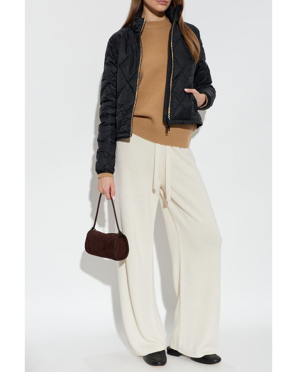 Burberry Natural Cashmere Sweater 'Constance'