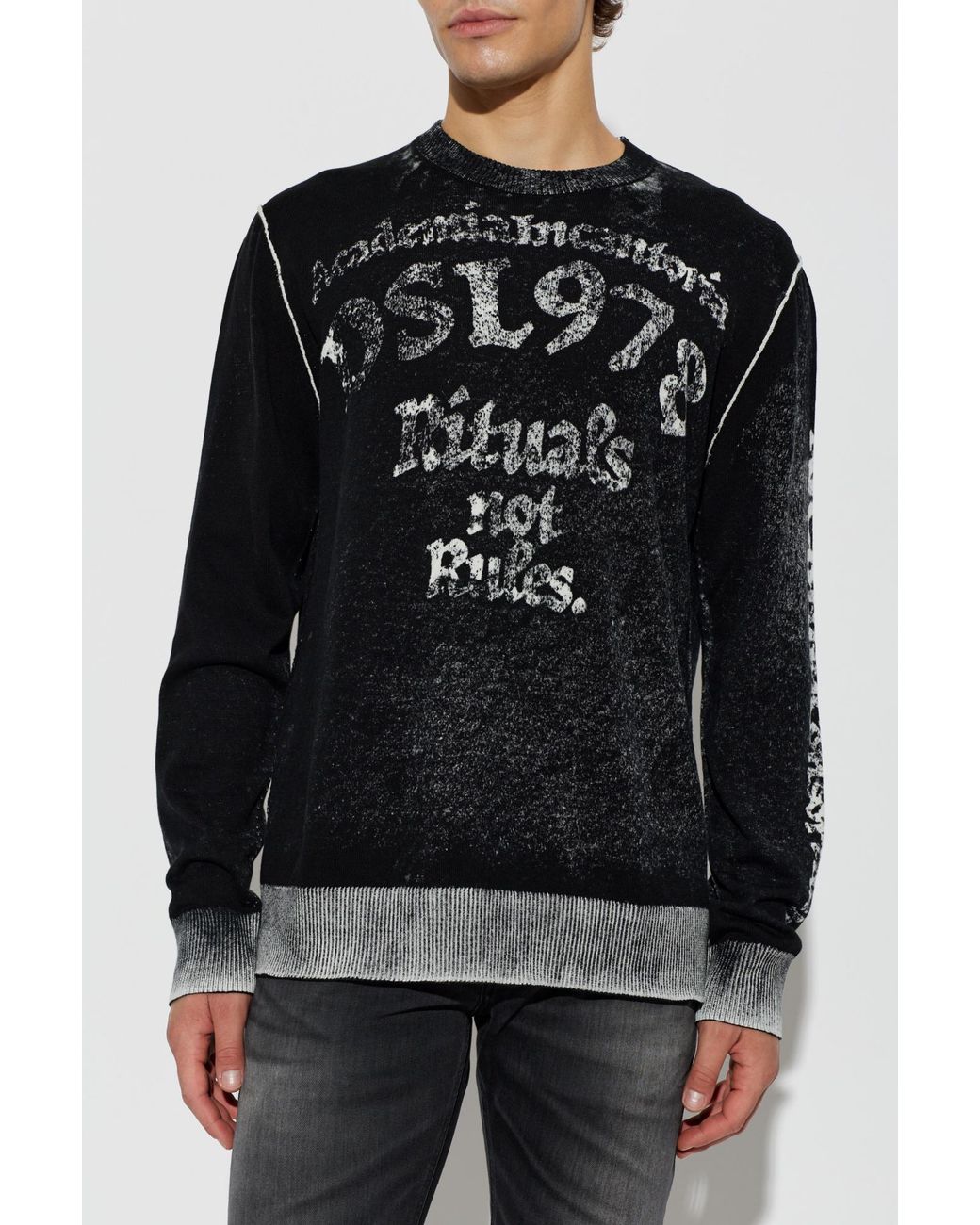 DIESEL Black Jacket 'W-Dells' for men