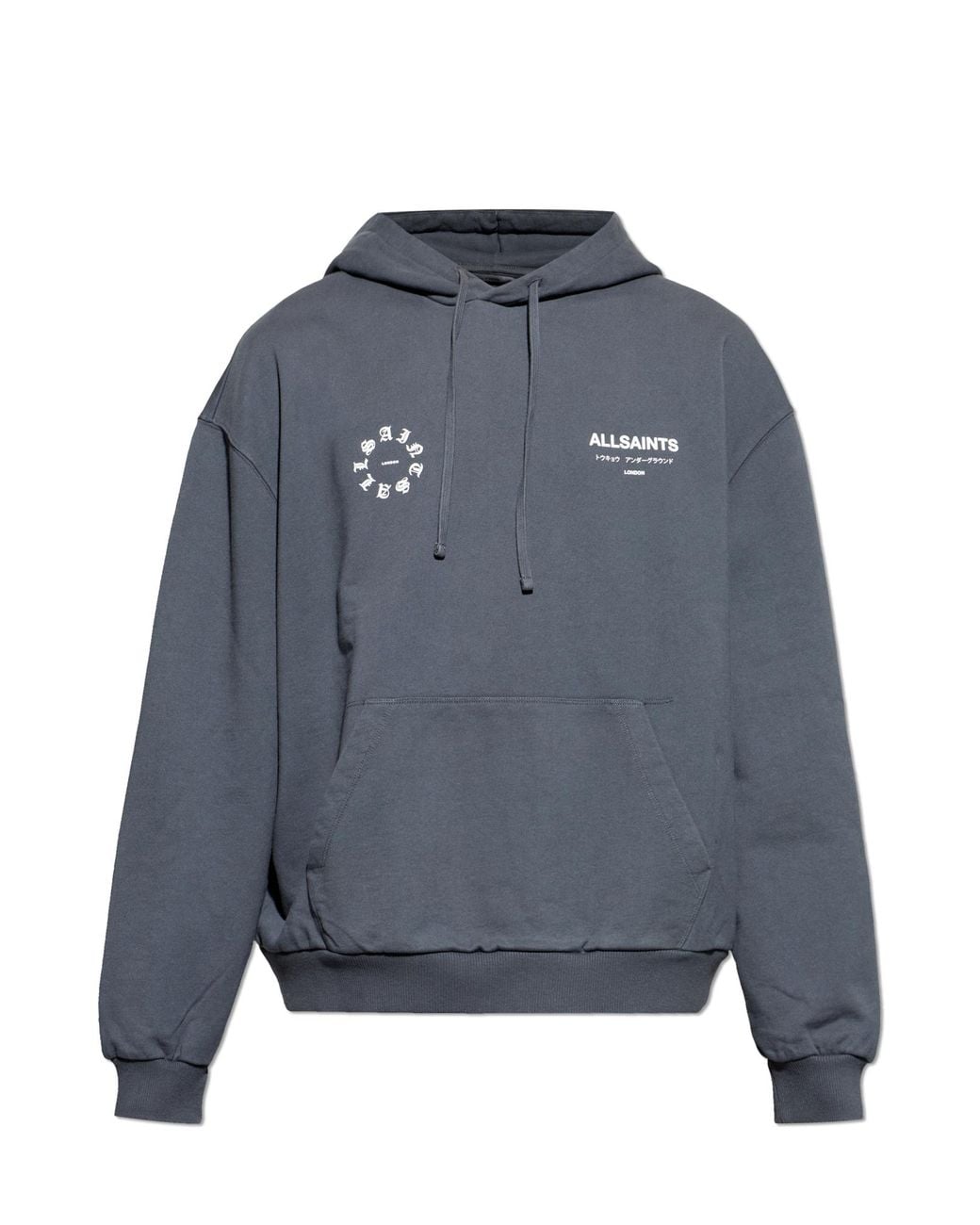 AllSaints Blue "Kindred" Sweatshirt for men