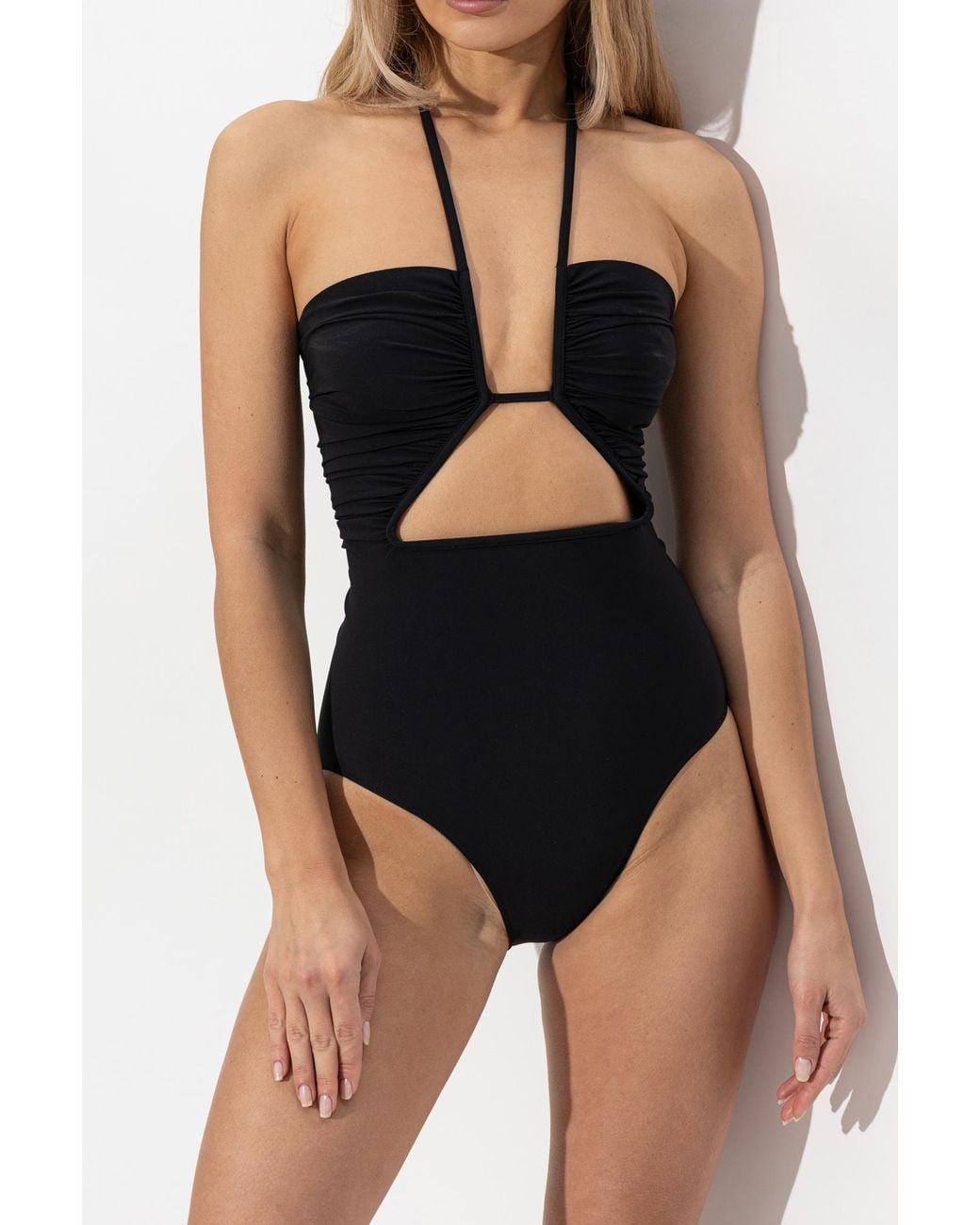 Rick Owens Black One-Piece Swimsuit