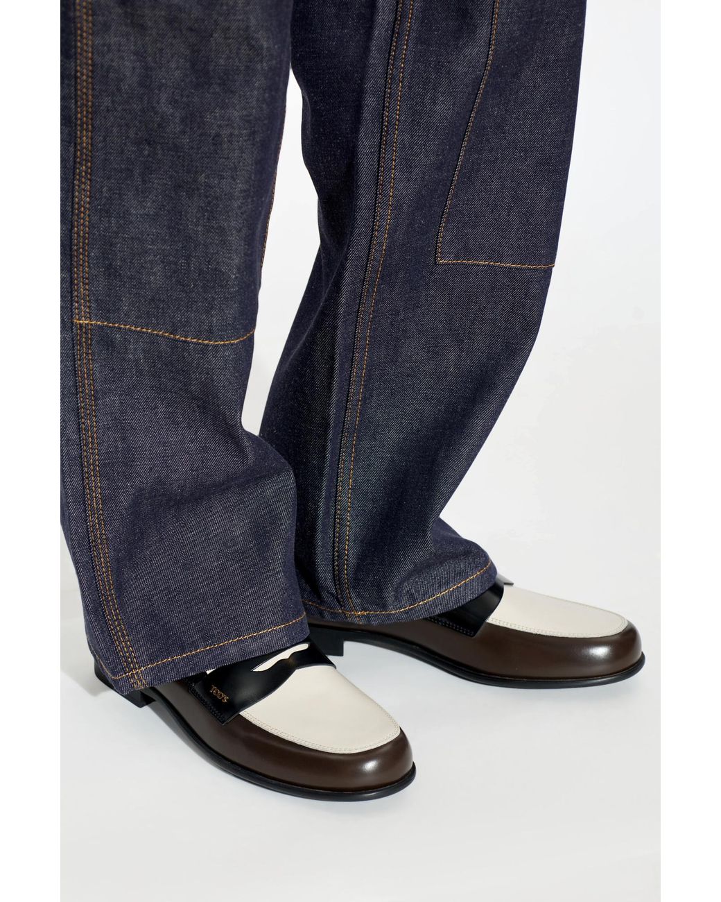 Tod's Black Leather 'Loafers' Shoes