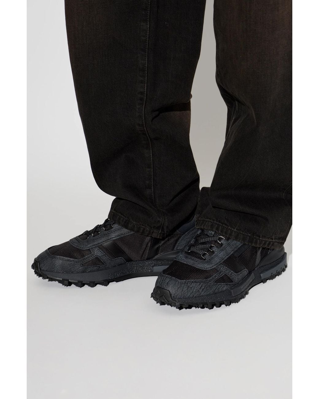Lacoste Black Sports Shoes 'Elite Active 225 8' for men