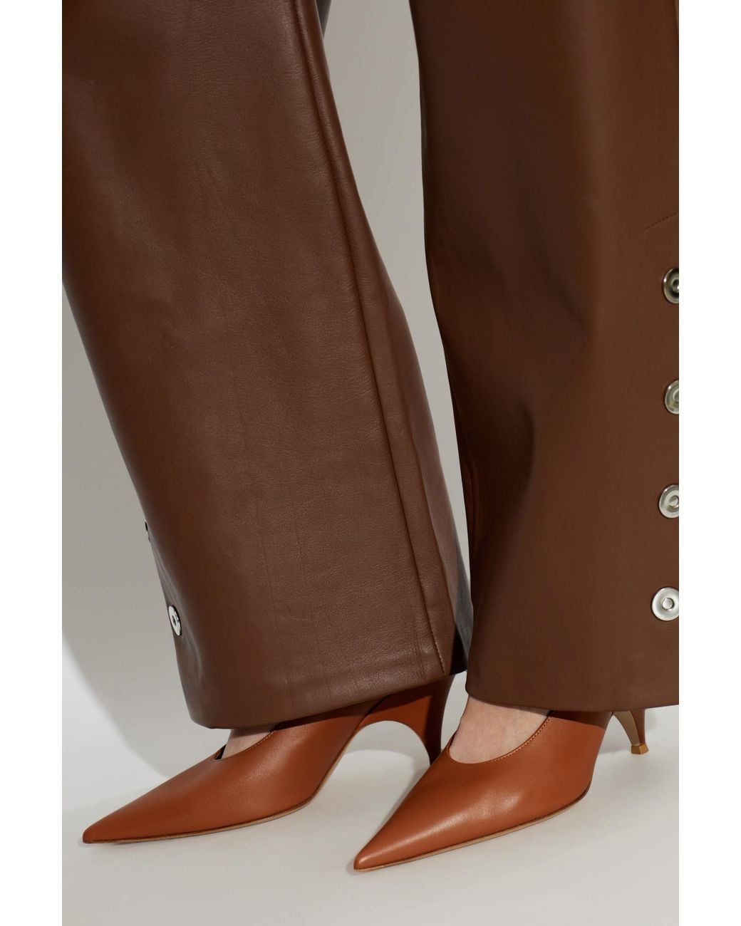 Gianvito Rossi Brown 'Sofia' Heeled Shoes