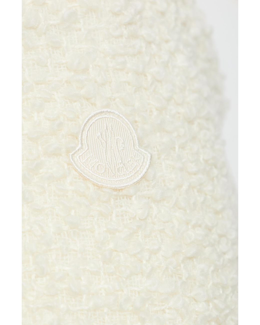 Moncler White 'Cristallin' Puffer Jacket