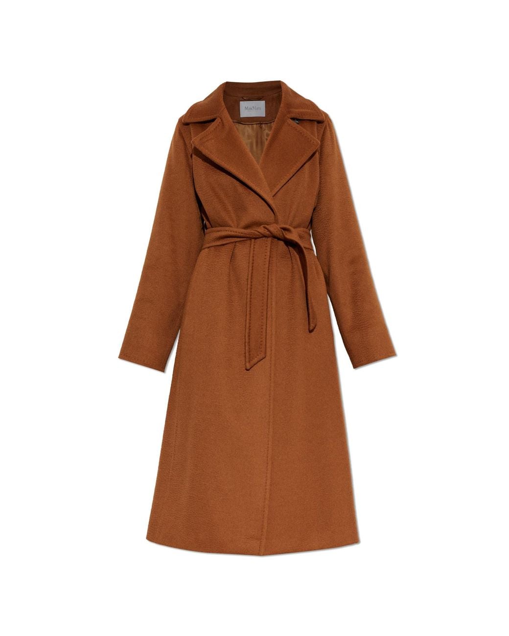 Max Mara Brown Wool Coat 'Manuela'