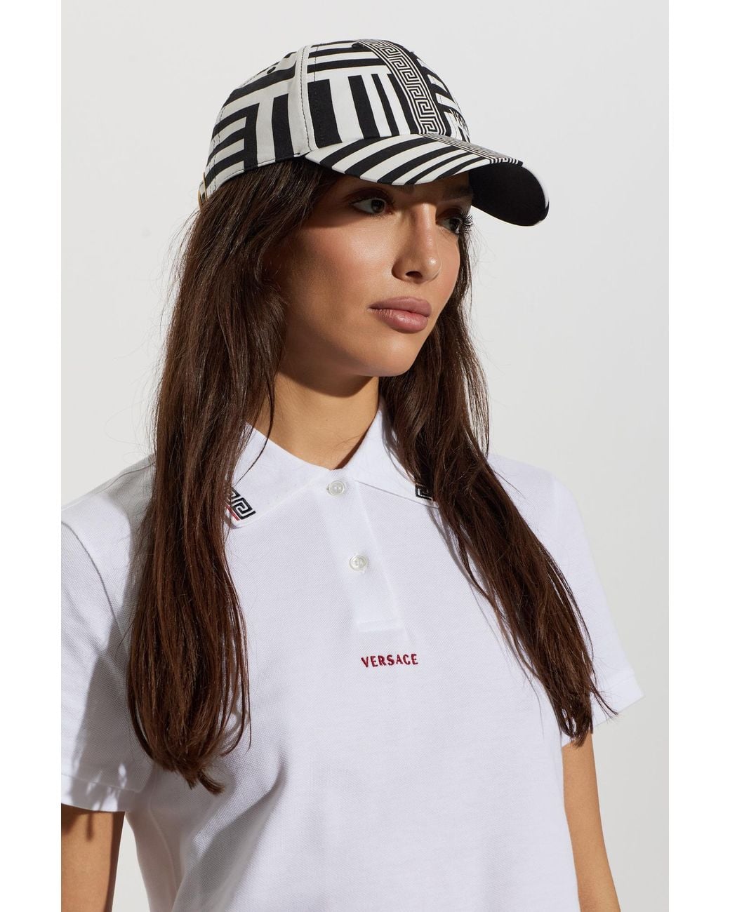 Versace White Baseball Cap
