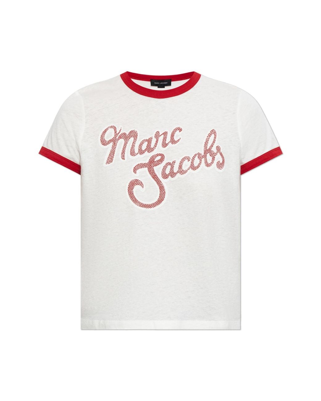 Marc Jacobs Pink T-Shirt With Printed Logo