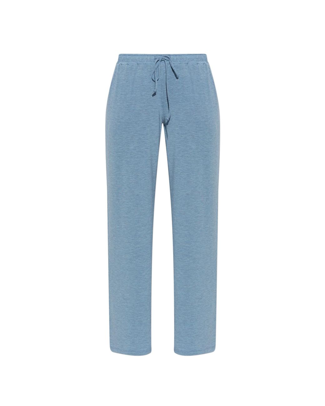 Hanro Blue Long Trousers 'Natural Elegance'