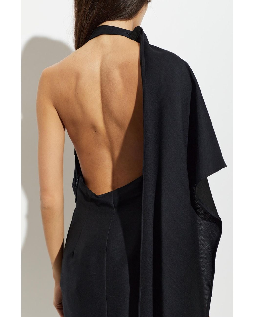 Rohe Black Dress With Open Back