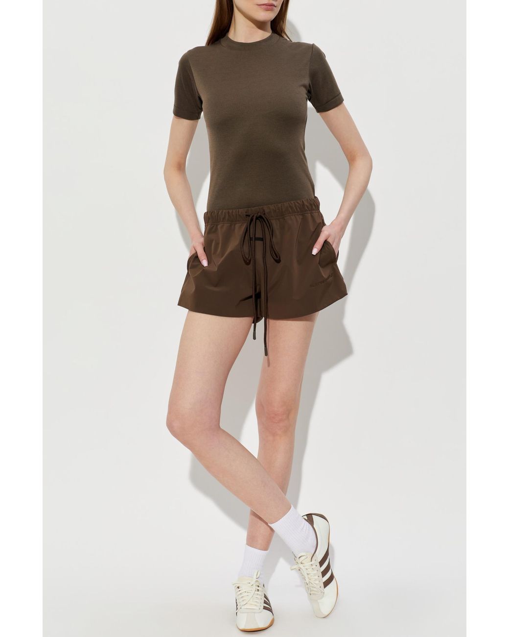 Fear Of God Brown Fitted Cut Top