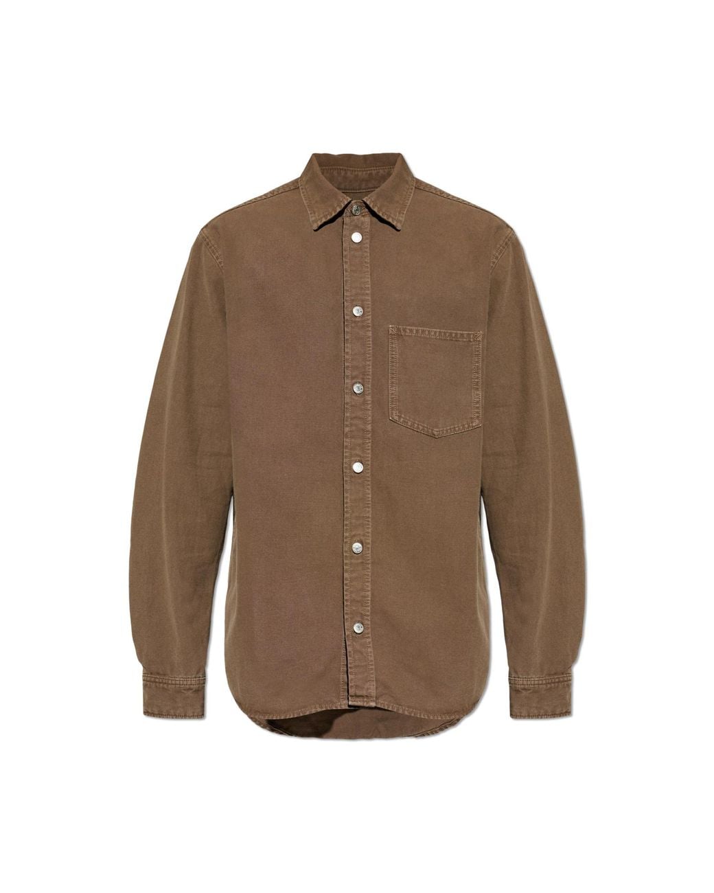 Samsøe & Samsøe Brown Shirt 'Sadamon' for men
