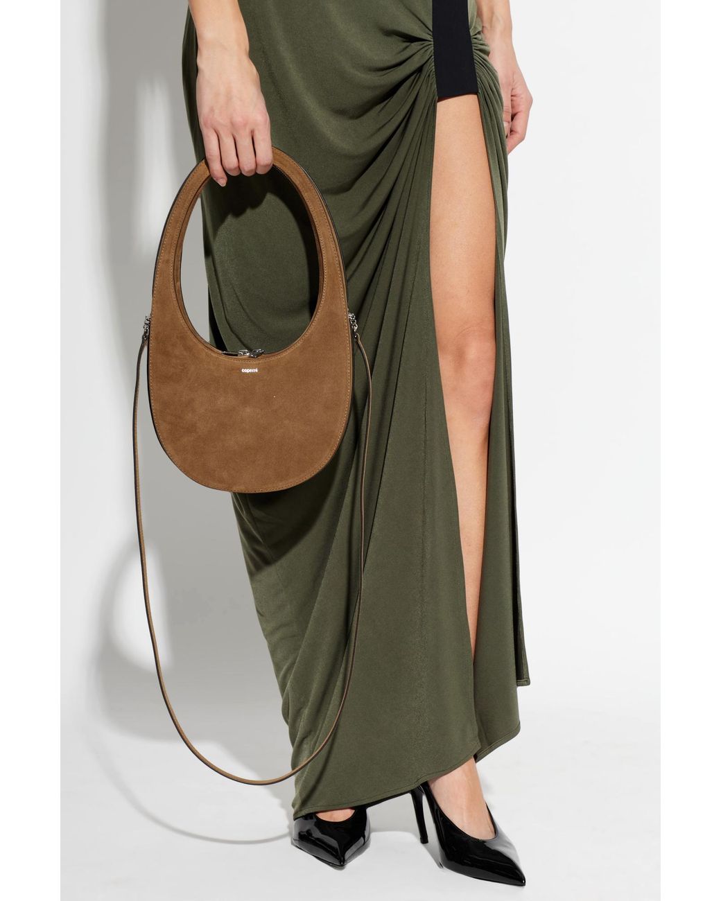 Coperni Brown Shoulder Bag With Logo