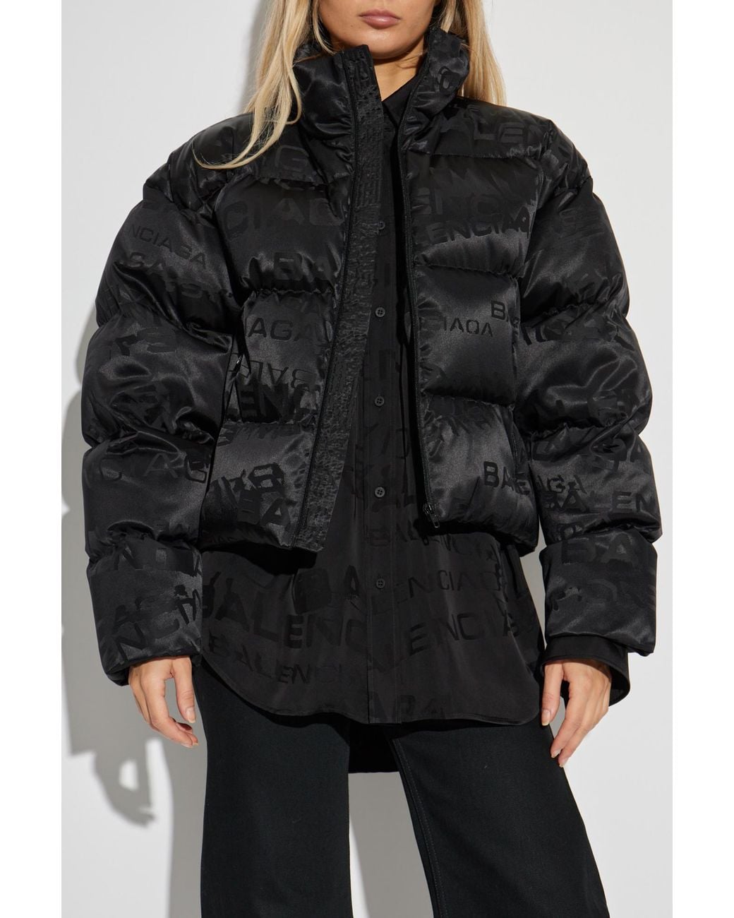 Balenciaga Black Down Jacket