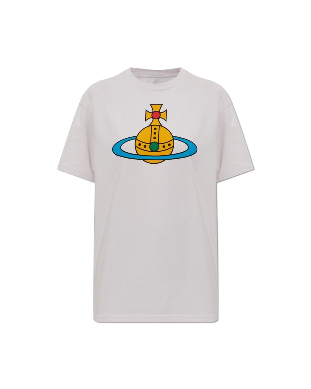 Vivienne Westwood Gray T-Shirt With Print