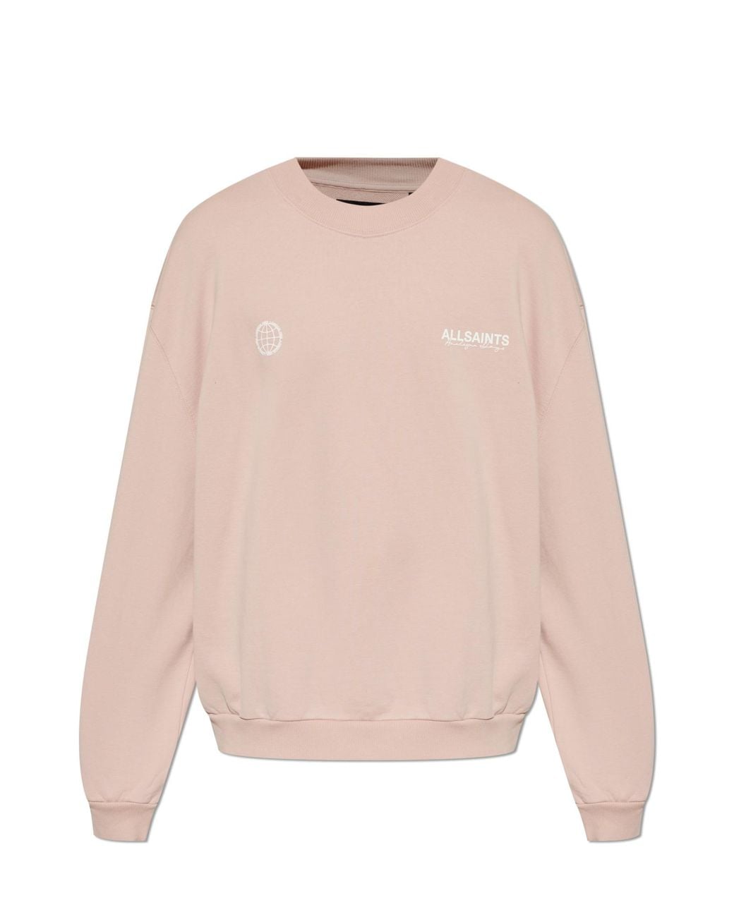 AllSaints Pink Sweatshirt 'Emblem' for men