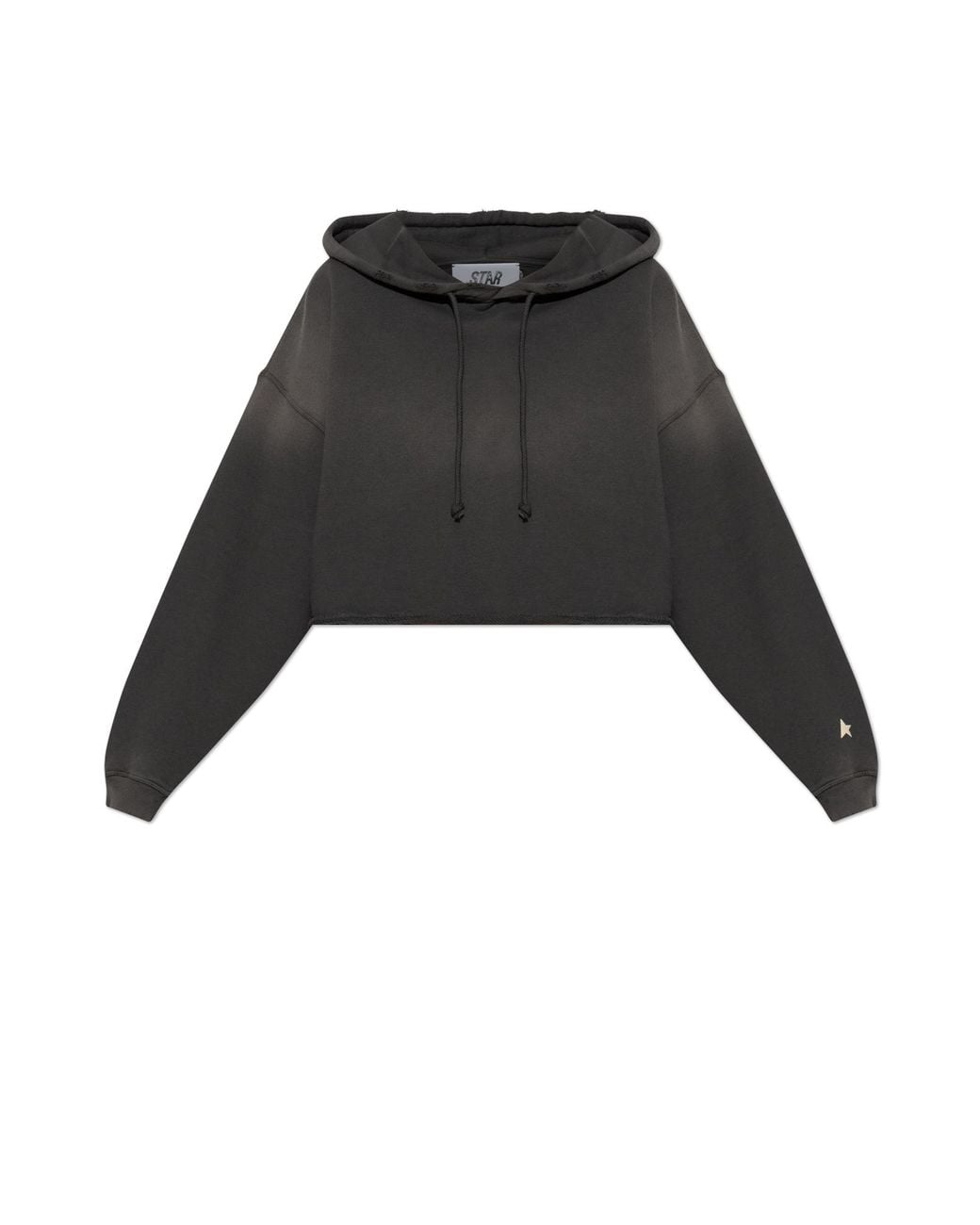 Golden Goose Deluxe Brand Black Short 'Oversize' Sweatshirt