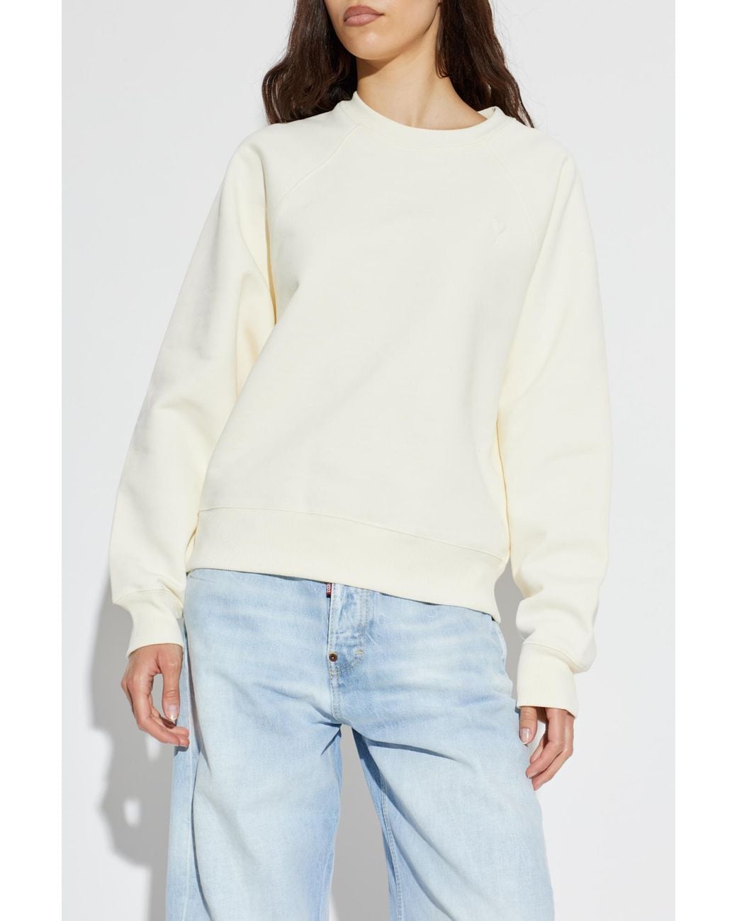 AMI Blue "Oversize" Sweatshirt for men