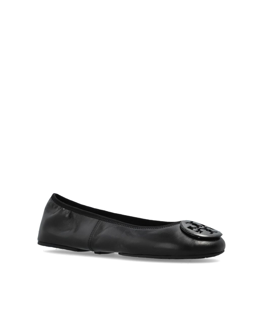 Tory Burch Black "Reva" Ballerinas